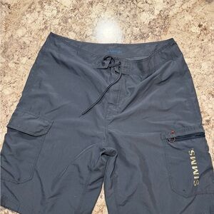 Simms SolarFlex Gray Shorts